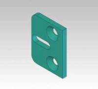 700-C, Opt-D, 8' Door, Outfeed Wheel Mount, CRS, 3/16 X 1 1/2 X 2 MAIN