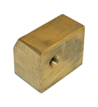 Mfg, Head Index Block, Brass, 1" x 1-1/4" x 1-1/2" MAIN