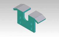 555, Easer, Bottom Easer Porter Cable Router, Angle Iron 1/4 X 1-3/8 X 2-1/4 X 4-1/2" MAIN