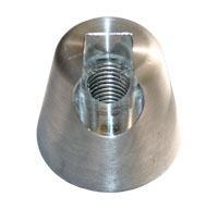 Mfg, EP-1, Drill Guide Cone, Aluminum, 2-1/2" Dia. X 2-1/16". MAIN