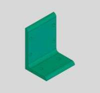 990-F4, Back Section, Angle Iron 3/8 X 3 X 5 X 4" MAIN