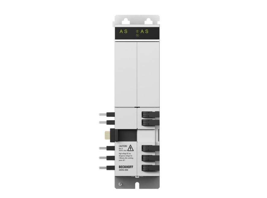 Double-axis module 2 x 6A, OCT feedback, with TwinSAFE (STO, SS1) LARGE