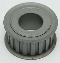 Gearbelt Pulley, 18 Groove, 2.119 O.D., 18LG100, Use G Bushing MAIN