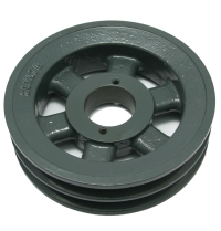 Gearbelt Pulley, 2BK67H, Double Sheave 6.45" OD. Use H Bushing MAIN