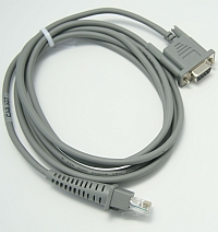 Cable, RS232 Cable Coiled With Special Power Supply Connection, 9 Pin, For D100 or CAB327. MAIN