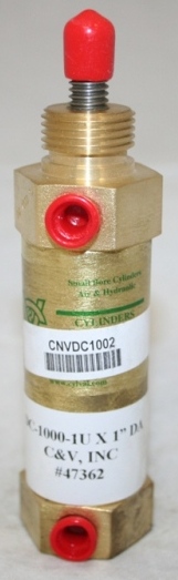 DC1000-1U (C & V) CYLINDER AIR DOUBLE ACTING 3/8-ROD 1 STROKE (DC1000-1 X 1). MAIN