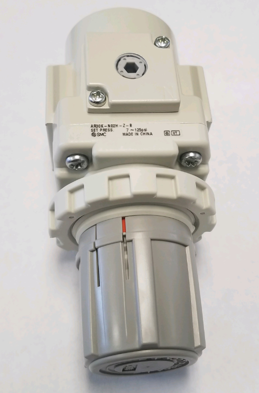 1/4 REGULATOR AR30K-N02H-Z-B (USE WITH K-10 GAUGE) SMC FILTER. (WITH INTERNAL CHECK VALVE). MAIN