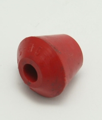 Clamp, Red Poly Cap Flat Tip, 1/4-20 Female Thread MAIN