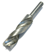 Twist Drill, 15/16" Dia, 4" Twist, Brad Point,1/2" Shank, 6" OAL, Super Wear MAIN