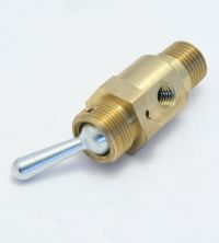 Valve, Humphrey, 3-Way Toggle 2-Position Normally Closed, Detented Valve. MAIN