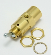 Valve, Humphrey, 4-Way Toggle 2-Position Normally Closed/Normally Open, Detented Valve MAIN