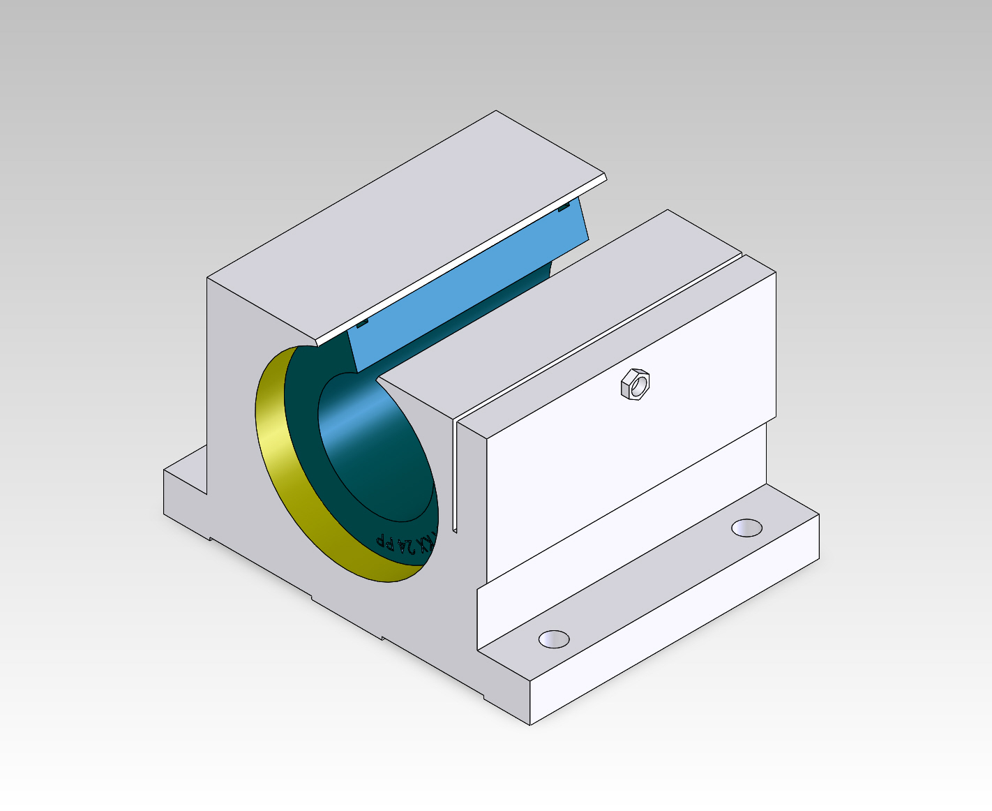 Bearing, 1-1/2" Open Super Linear Pillow Block THUMBNAIL