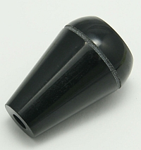 Knob, Tapered, With 1/4 Thru Hole,1-7/8" OAL MAIN