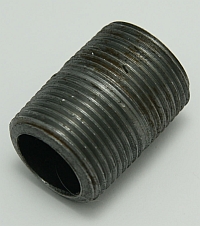 Pipe Nipple,Black,3/4" X 1-3/8" Long MAIN
