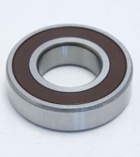 Bearing, Deep Groove, 30mm ID x  62mm OD, 2 Contact Seals, 6206-2NSE, Nachi MAIN