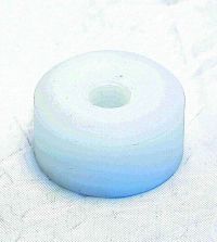 Pad, Delrin 1" Dia X 1/2" 5/16 NF Thread. MAIN