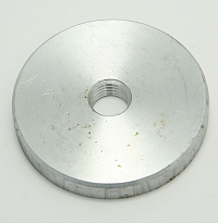 Pad,Aluminum,3-1/2" Dia,1/2" Thick,3/4 NC Thread MAIN