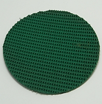 Pad,Green,6" Dia,3/16" Pic 50 Rough Top Belting MAIN