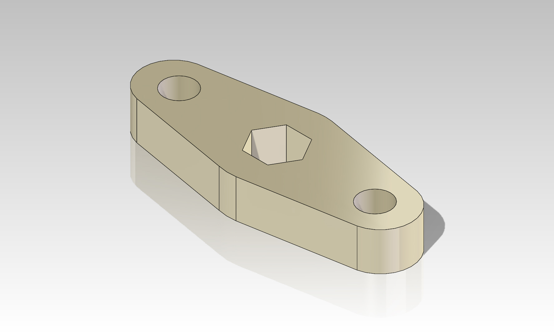 Conveyor Axle Support Bracket, 2 Hole, 7/16 Hex LARGE