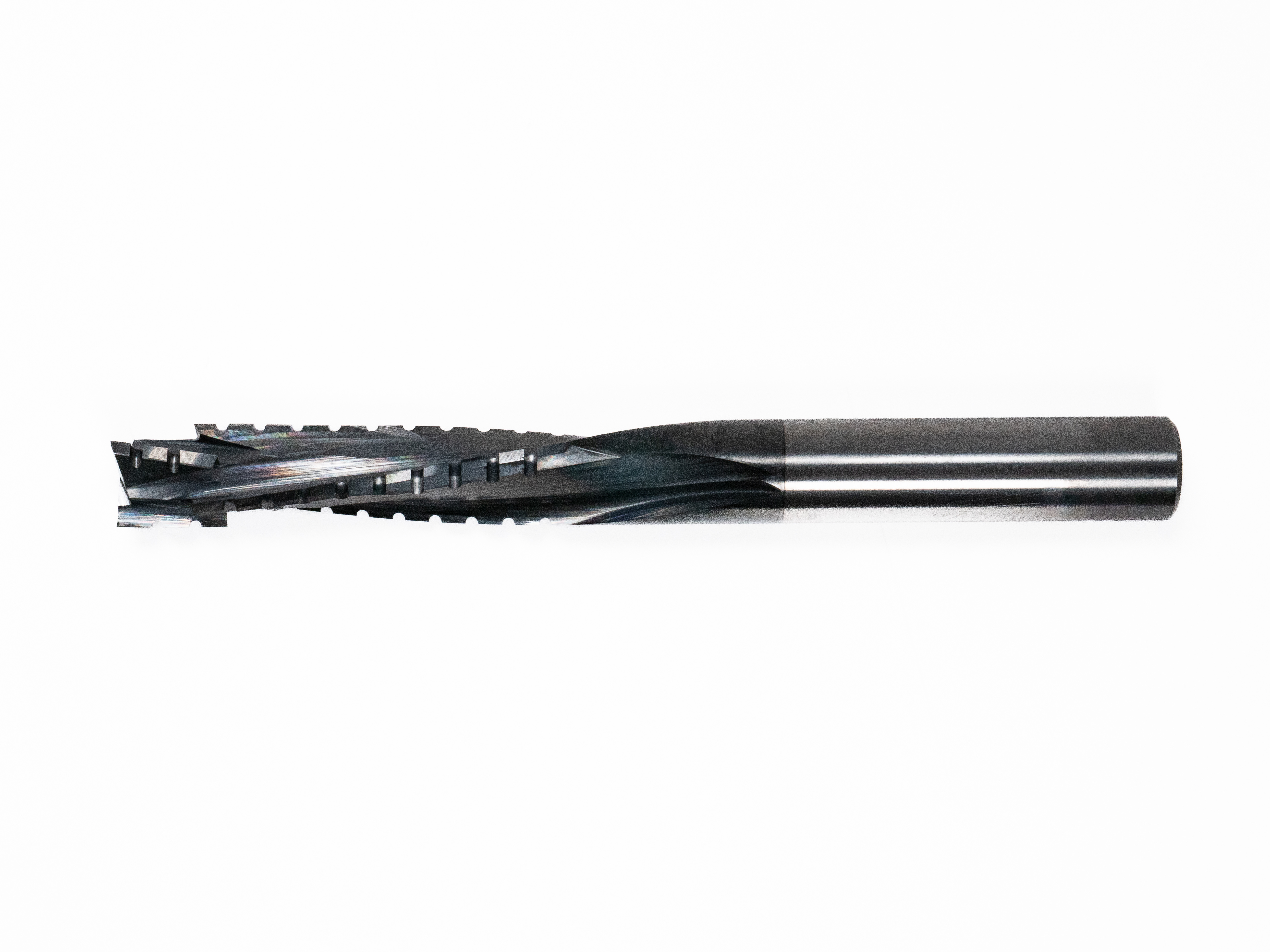 ROUTER BIT, ½ DIA, X ½ SHANK, X 5” OAL, 3-FLUTE COMPRESSION BIT COATED SOLID CARBIDE LARGE