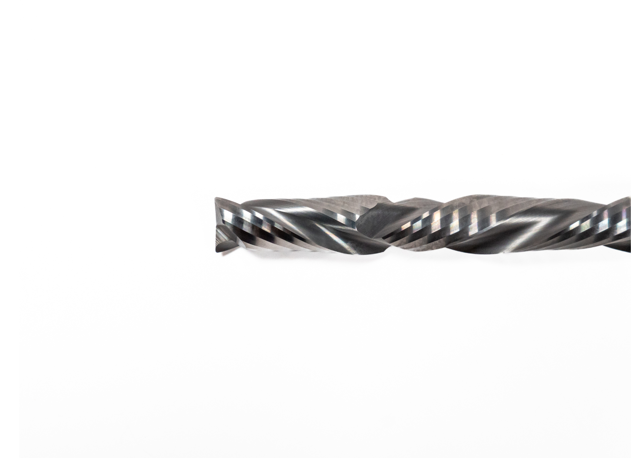 ROUTER BIT, 3/8" DIA X 3/8" SHANK X 4-1/2" OAL, 2-1/2" CL, 2 FLUTE UPCUT/DOWNCUT COMPRESSION SPIRAL LARGE