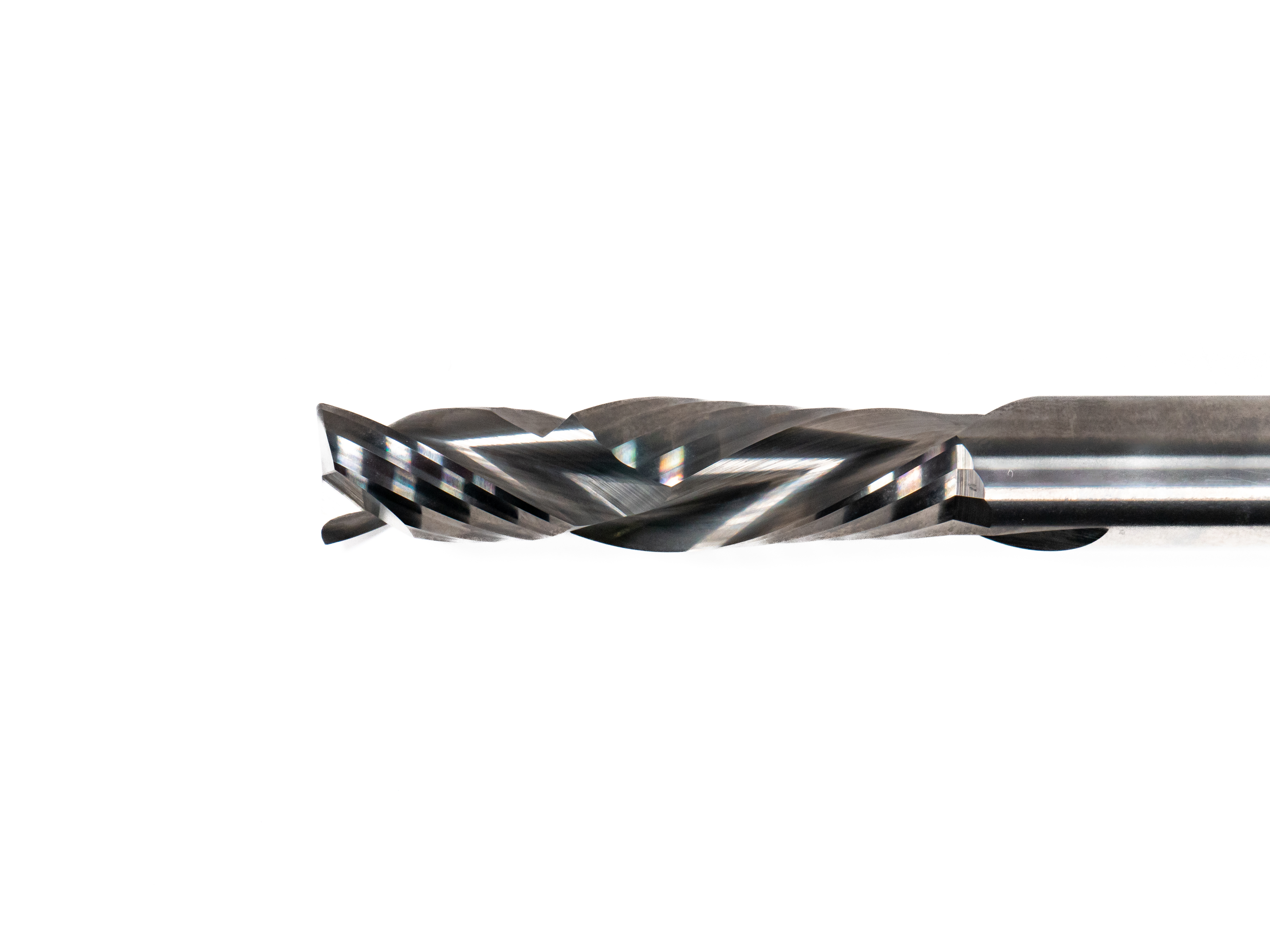 ROUTER BIT, 5/8 DIA X 5/8" SHANK X 4-1/2" OAL, 2-1/2" CL, 2 FLUTE UPCUT/DOWNCUT COMPRESSION SPIRAL, LARGE