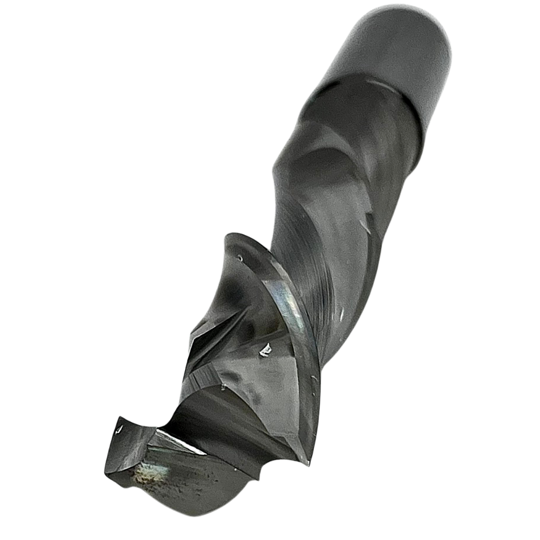 Router Bit, Solid Carbide, 1" Dia X 1" Shank X 8" OAL X 2.2" CL Up Cut, 2 Flute Rougher With 5" Spir LARGE