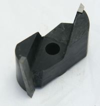 Router Bit, Spin On, 1-3/8" Dia, 1/4-28 Thread, Reverse Helix. MAIN
