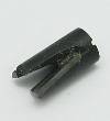 Router Bit, Spin On, 1/2"+.015 Dia, 1/4-28 Thread, Reverse Helix. THUMBNAIL