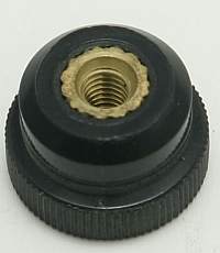 Knob, DK-41, Knurled, 3/4 Dia 10-32 Female Insert 5/16 Thread Depth. MAIN
