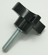 Knob, DK-97, 4-Prong, 1-1/2 Long Steel Stud, 3/8-16 Thread MAIN