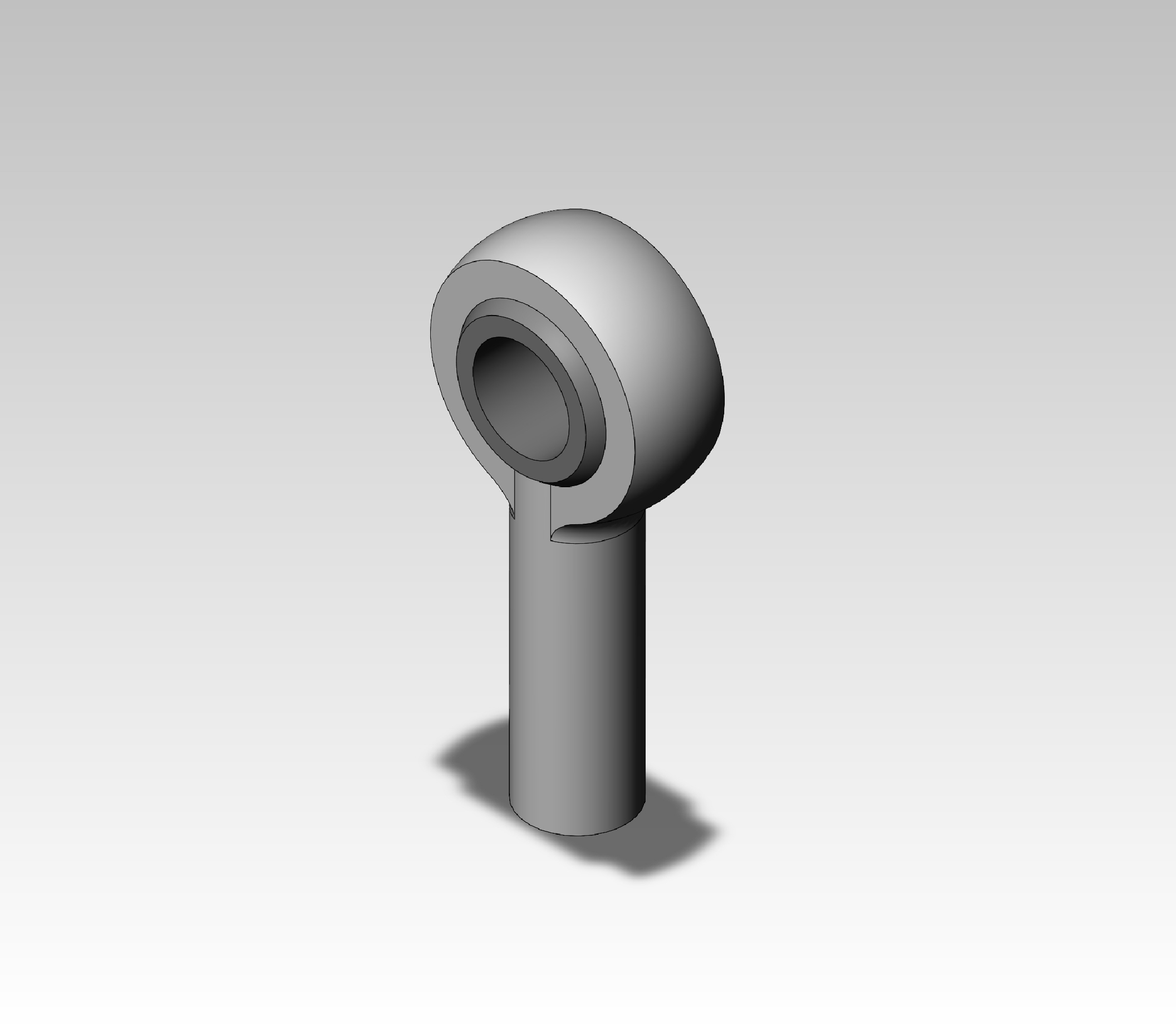 Rod End Male, TRE-12, 3/4 Bore, Male 3/4-16 Thread Shank End LARGE