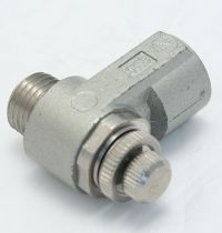 Speed Controller, Standard, 1/4" Right Angle, 1/4 NPT,Metal Body Elbow Style MAIN