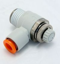 Speed Controller, One-touch Fitting, 1/4 NPT - 1/4" OD, Elbow & Universal Types, NAS2201F-N02-07S MAIN