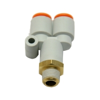 Fittings, SMC, Male Branch "Y" KQ2U Series MAIN