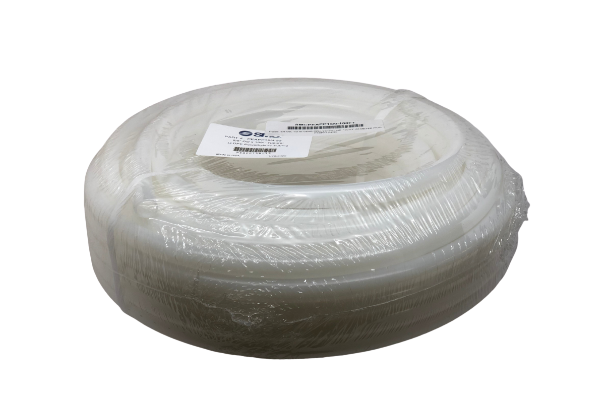 Hose, 5/8 OD, 1/2 ID Clear Pollyetheline 100 FT (33 Meter PKG) PEAPP15N-33 MAIN