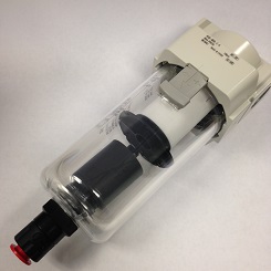 Filter, 1/2" NPT Port With Auto Drain, SMC, AF40-N04D-Z MAIN