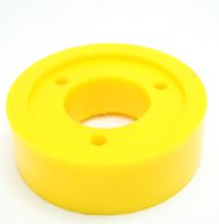 Tire Yellow 6-1/4 OD, 2-3/4 ID, 2 Wide 70 Duro MAIN