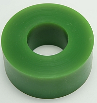 Roller Green Polytube,3" O.D. X 1-3/8" I.D. X 1-1/4" Wide,60 Duro MAIN