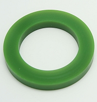 Roller Green Polytube,3-3/8 O.D. X 2-7/32 I.D. X 7/16 Wide,60 Duro MAIN