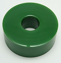 Wheel, Roller Green Polytube, 4" OD X 1-3/8" ID X 1-1/2"LG, 60 Duro MAIN