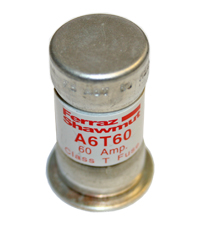 Fuse, Fast Acting Class T, 60 Amp 600 Volt, Ferraz Shawmut MAIN