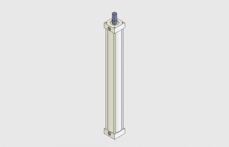 490 X 23 W/2 STOP TUBE 21 EFF STROKE 1 ROD 3/4-10 X 1-1/2 ADVANCE CYLINDER. LARGE