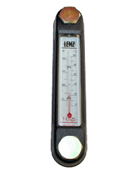 Sight Fluid Level Gauge Thermometer, Lenz, T-LLG-5 MAIN