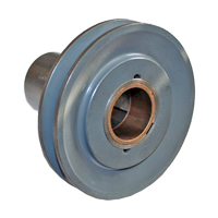 Pulley, BK55H PULLEY Single Sheave 5" OD  1.997" Round Bore with Key, Pre-2002 MAIN