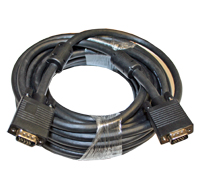 Cable, VGA Monitor Cable, 35 Ft. M To M, with Ferrite Bead, Black MAIN