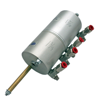 Cylinder, Fabco, Stack Assembly, 990F-3, Hinge Section, (1) E221XX 1-1/4, (1) F221XX 1-7/8 With Bras MAIN