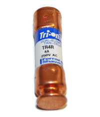 Fuse,Dual Element Time Delay,FRN-R 4 Amp 250VAC or TR4R MAIN