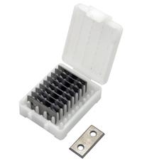 Cutter Blade, 12MM X 25MM X 1.5MM, C4 Micro Grain Carbide, Reversible. (Price Per Pack of 10). MAIN
