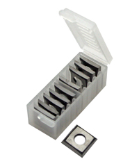 Cutter Blade, 14MM X 14MM X 2.0MM, CSK to suit 5MM Flat Head Screw, C4 Micro Grain Carbide, Scoring MAIN